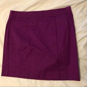 NWT Ann Taylor Madison skirt purple 10p petite